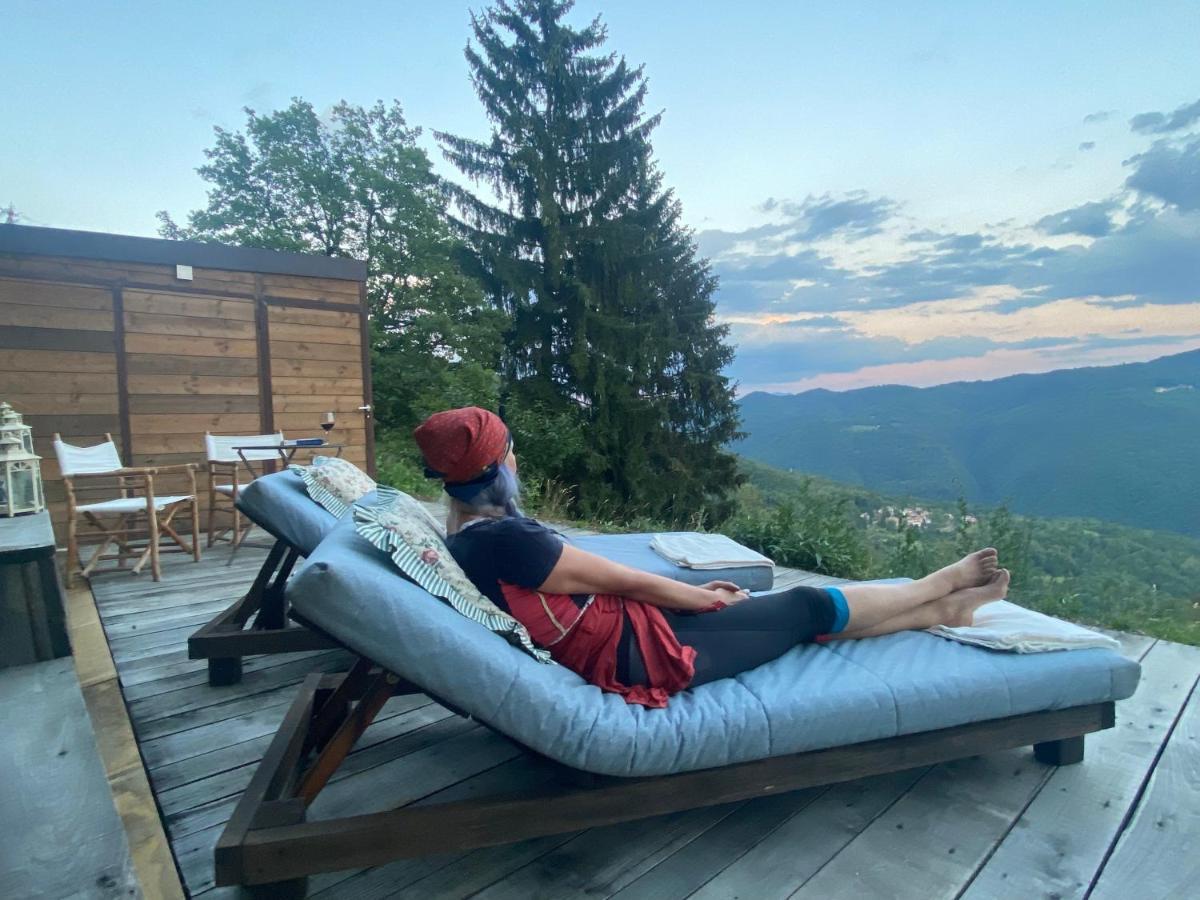 Suxen Nature Experience - Lodge Con Vista Panoramica Prepotto  エクステリア 写真